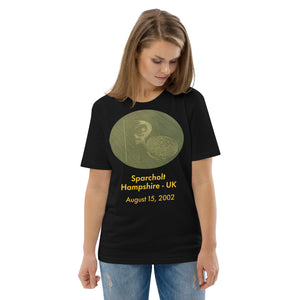 Crop Circle "Binary Code" - Unisex Organic T-shirt