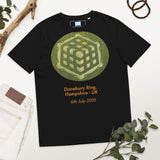 Crop Circle "Multi-layered Cube" - Unisex Organic T-shirt