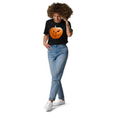 Halloween "Angry Pumpkin"  - Unisex Organic T-shirt