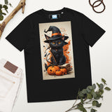 Halloween "Cat-witch" - Unisex Organic T-shirt