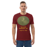 Crop Circle "Binary Code" - Unisex Organic T-shirt