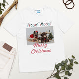 Xmas "Wooof Wooof" - Unisex Organic T-shirt