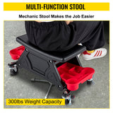 Mechanics Brake Stool Mobile Toolbox for Car Repair 300lbs Capacity