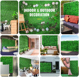 Artificial Plant Wall Decoration Boxwood 24 pcs 24x16in/60x40cm