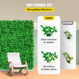 Artificial Plant Wall Decoration Boxwood 24 pcs 24x16in/60x40cm