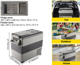 Car/Boat Portable Refrigerator 22L Cooler 12V/24V DC 110-240V