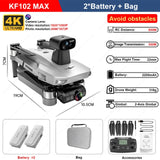 RC KF102 MAX Drone 4k HD Camera 2-Axis Gimbal Professional Anti-Shake