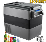 Car/Boat Portable Refrigerator 55L Cooler 12V/24V DC 110-240V