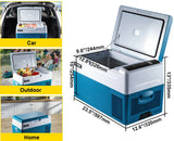 Car/Boat Portable Refrigerator 55L Cooler 12V/24V DC 110-240V