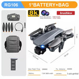 RG106 Drone 8k Dual Camera Professional GPS 3 Axis Brushless