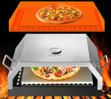 Pizza Oven 15.7x13.7x6.2in Stainless Steel Top Portable Ovens