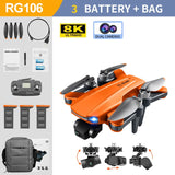 RG106 Drone 8k Dual Camera Professional GPS 3 Axis Brushless