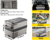 Car/Boat Portable Refrigerator 35L Cooler 12V/24V DC 110-240V