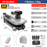 RC KF102 MAX Drone 4k HD Camera 2-Axis Gimbal Professional Anti-Shake